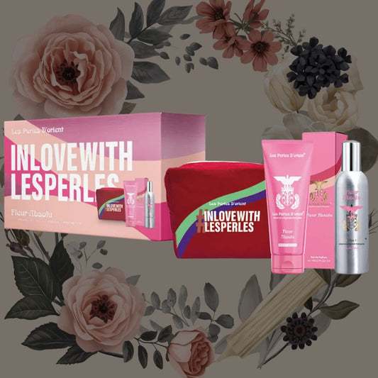 LES PERLES D’ORIENT FLEUR ABSOLU Cofanetto | Edp 150ml + Bagno Schiuma 100ml + Beauty Case