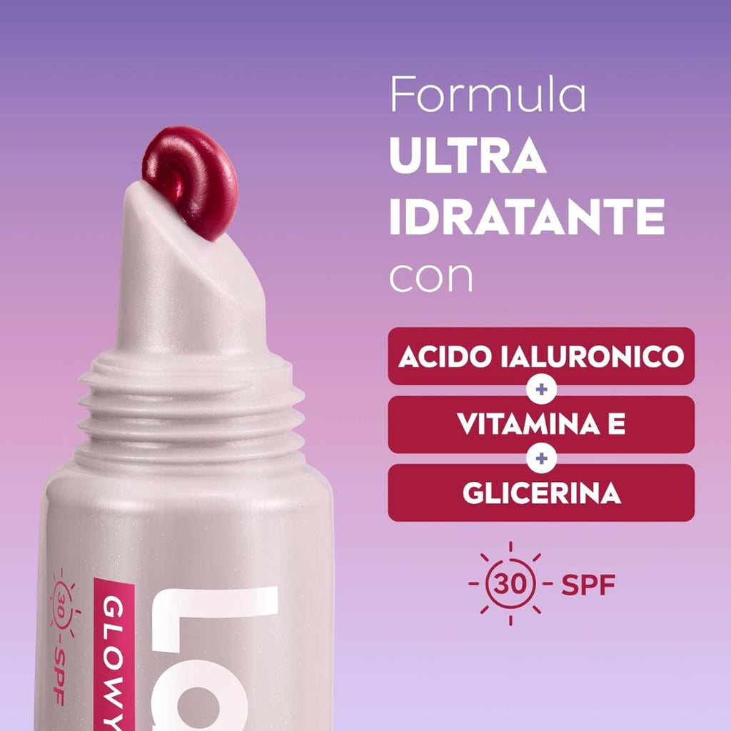 LABELLO GLOWY LIPS BERRY – Trattamento Labbra Idratante & Glossy con Tocco di Colore