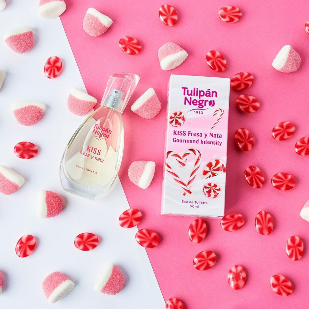TULIPÁN NEGRO Kiss Fresa y Nata – Eau de Toilette (Fragola e Panna) 50ml