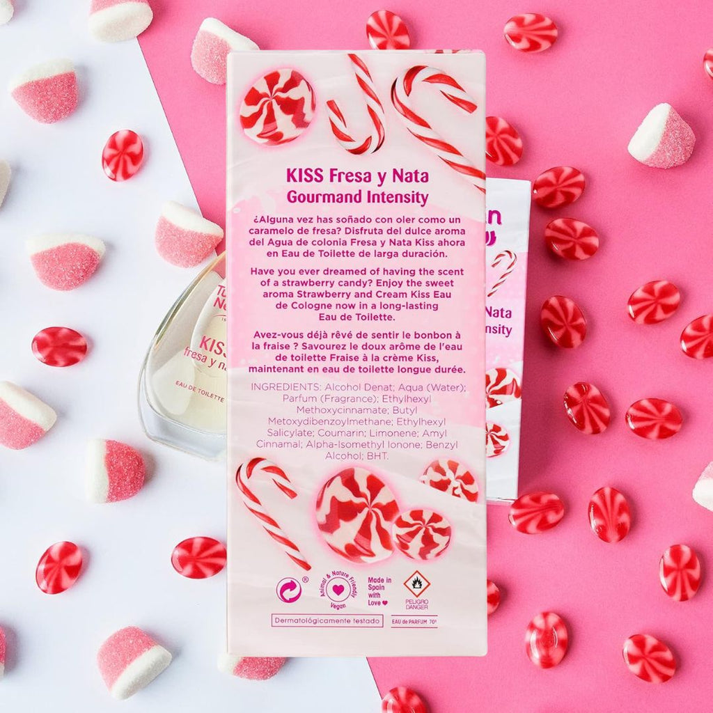 TULIPÁN NEGRO Kiss Fresa y Nata – Eau de Toilette (Fragola e Panna) 50ml