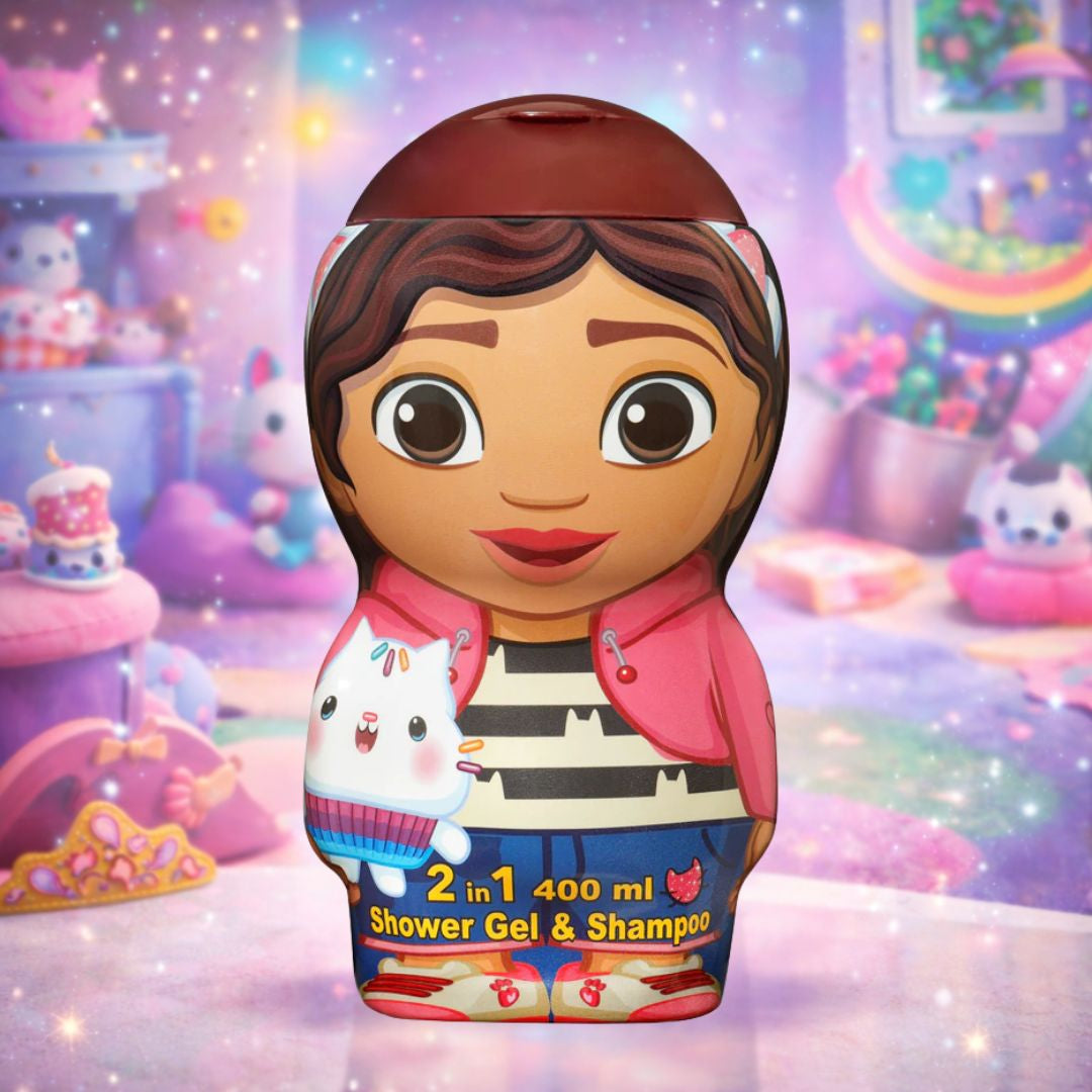 GABBY’S DOLLHOUSE 2D KIDS GENTLE – 2in1 Gel Doccia & Shampoo 400ml