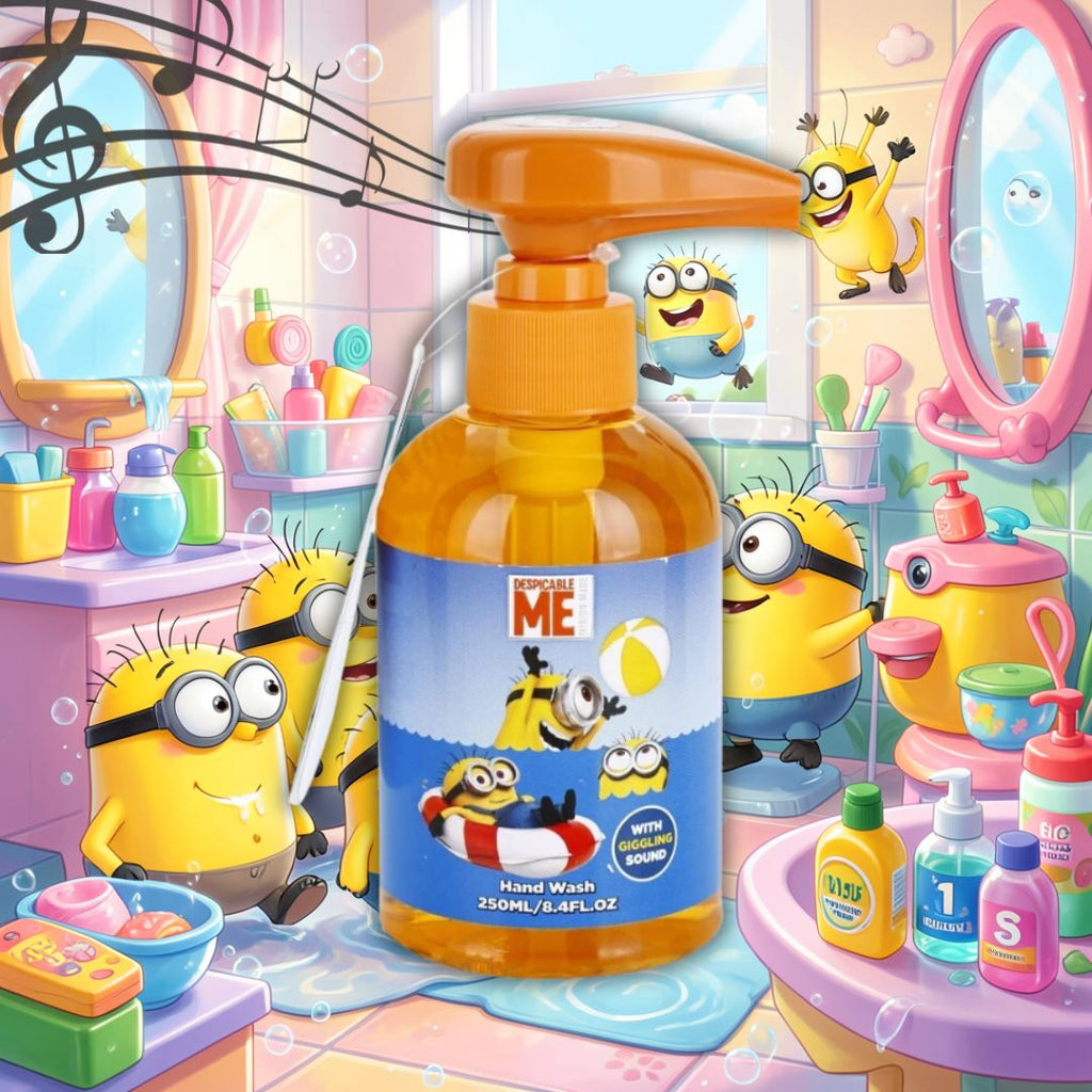 MINIONS - Sapone Liquido Mani con Dispenser Sonoro 250ml