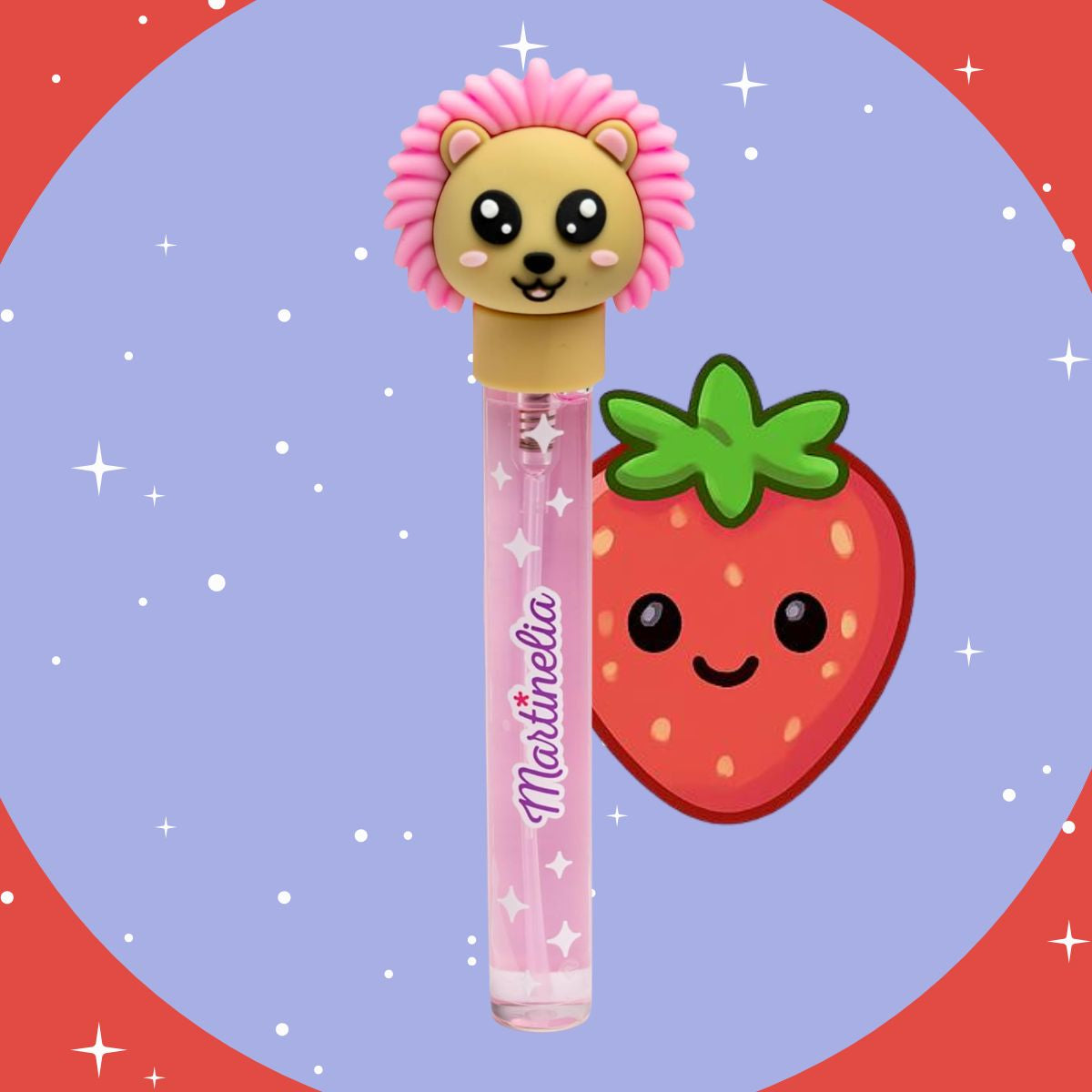 MARTINELIA CUTE ANIMALS - Eau de Toilette Bambini 10ml: Anguria, Fragola, Pesca e Mora