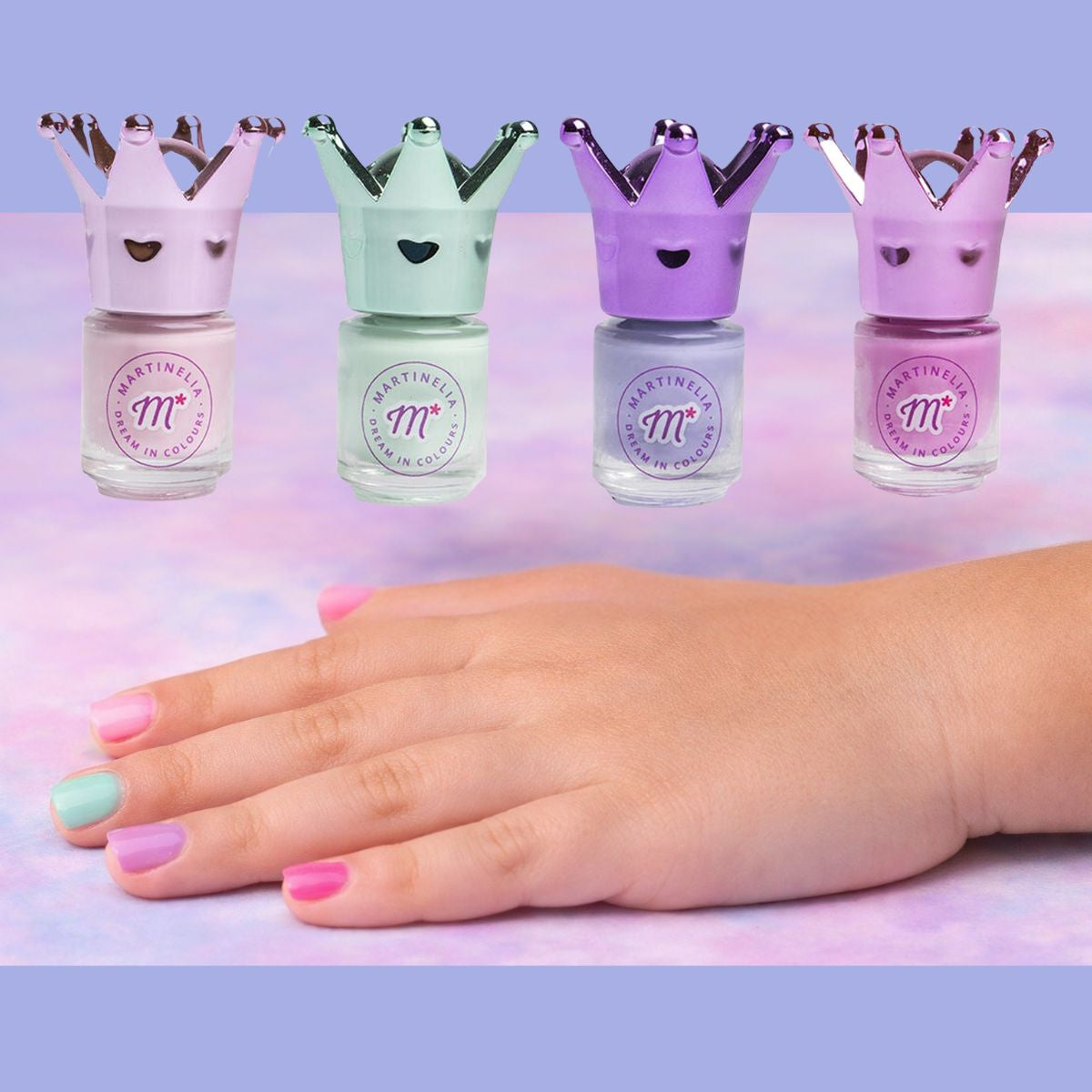 MARTINELIA PRINCESS - Smalto per Unghie Bambina, Colori Pastello