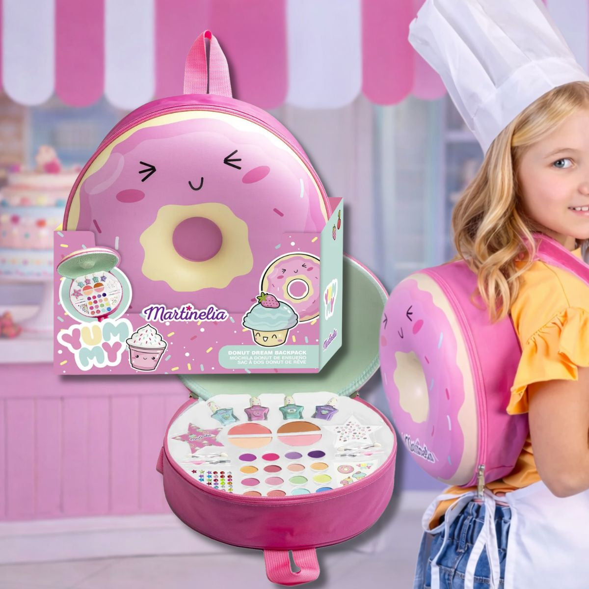 MARTINELIA YUMMY DONUT DREAM BACKPACK – Zaino Make-Up Bambini