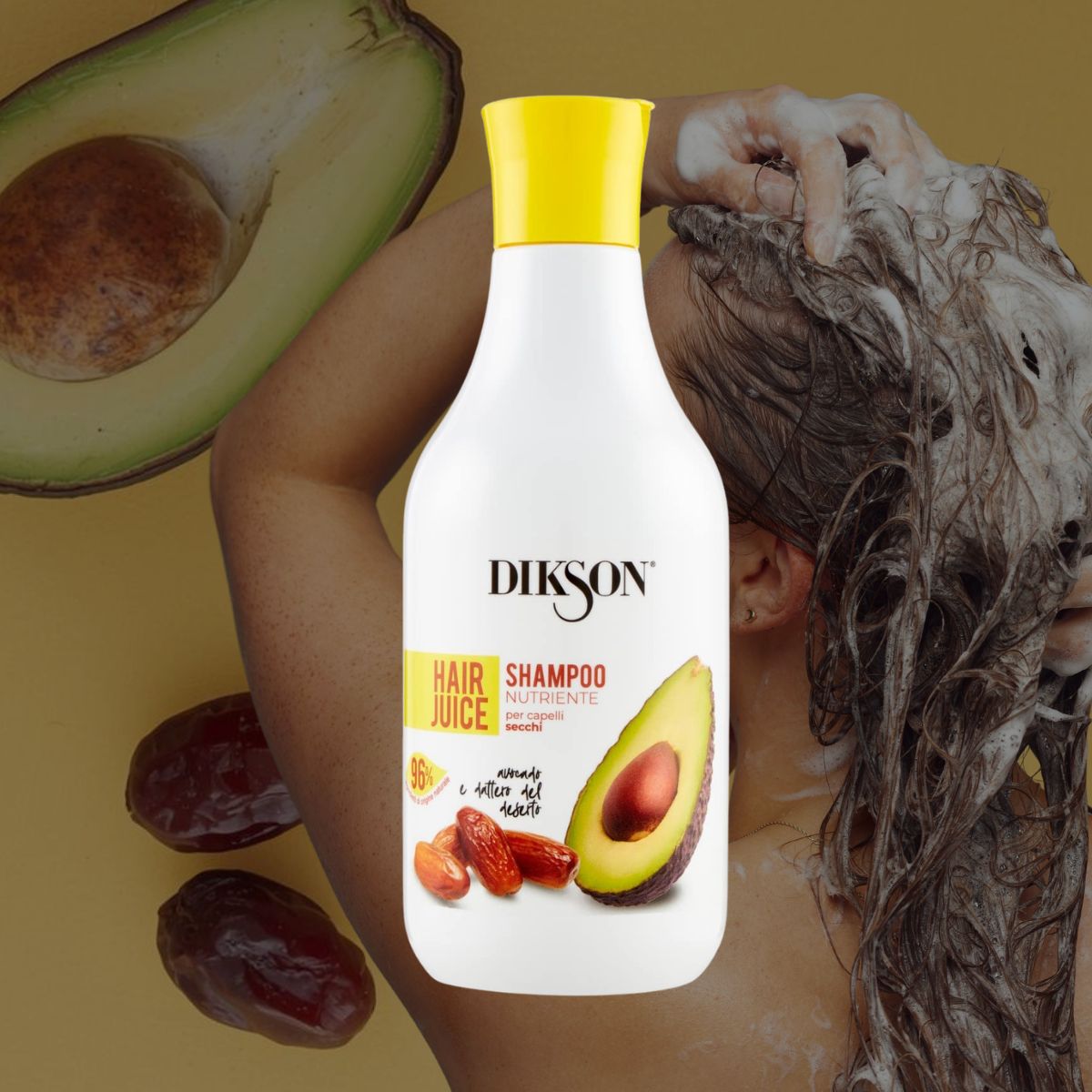DIKSON HAIR JUICE - Shampoo Nutriente Avocado & Dattero 400ml