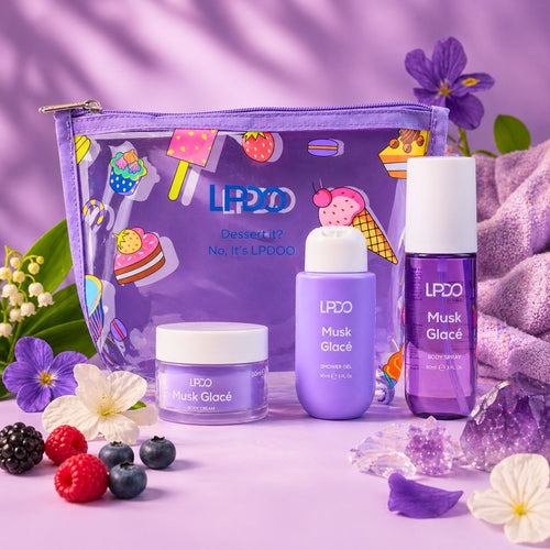 LPDO SUMMER KIT MUSK GLACÉ - Body Spray 90ml + Shower Gel 90ml + Body Cream 50ml - Liquidò