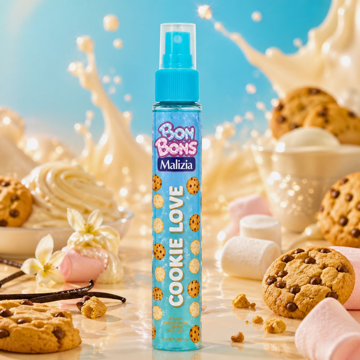 BON BONS MALIZIA COOKIE LOVE - Acqua Profumata 75ml