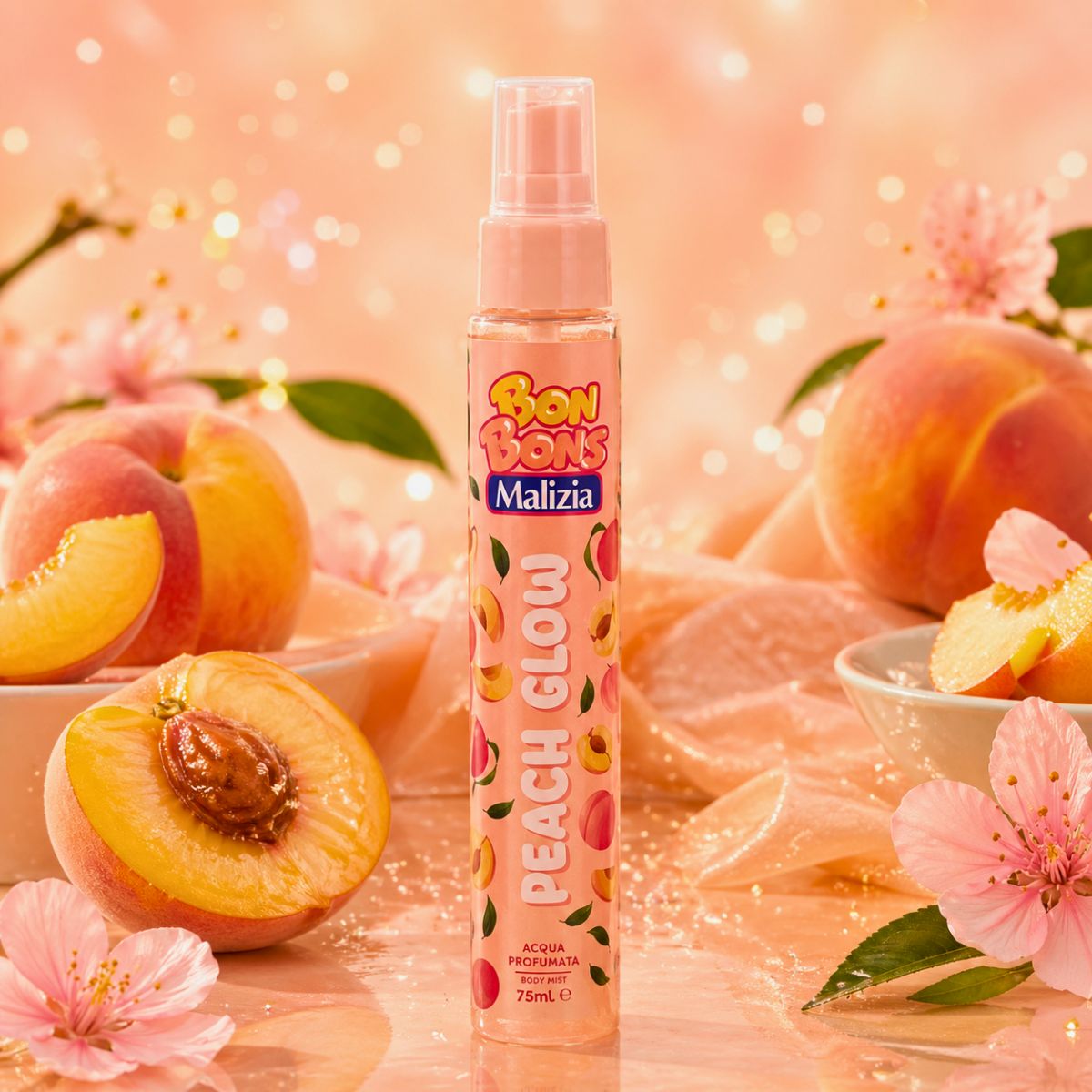 BON BONS MALIZIA PEACH GLOW - Acqua Profumata 75ml