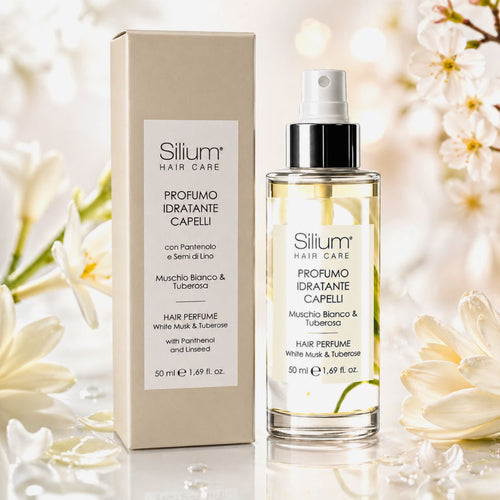 SILIUM PROFUMO IDRATANTE CAPELLI - Muschio Bianco & Tuberosa 50ml - Liquidò