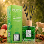 REMYS MELA & CANNELLA - Diffusore di Profumo per Ambiente con Bastoncini 250/500ml