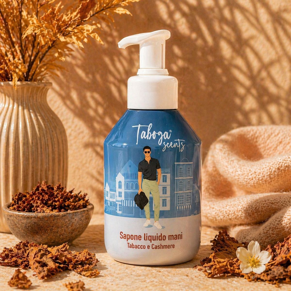 TABOGA SCENTS SAPONE LIQUIDO MANI– Tabacco e Cashmere 280ml