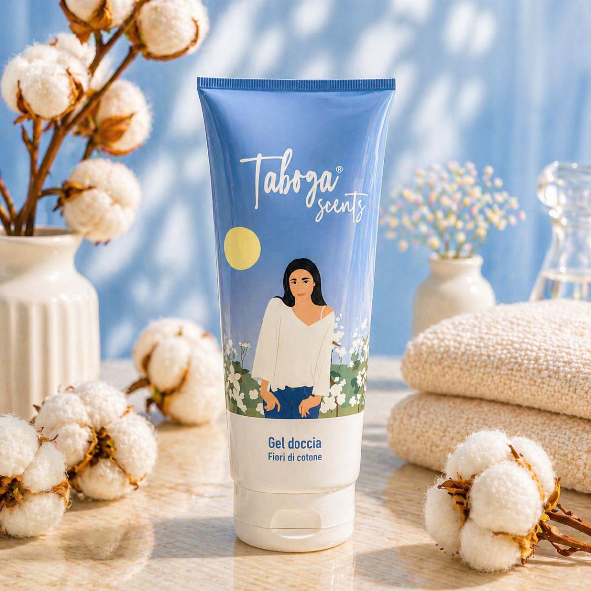 TABOGA SCENTS GEL DOCCIA – Fiori di Cotone 250ml