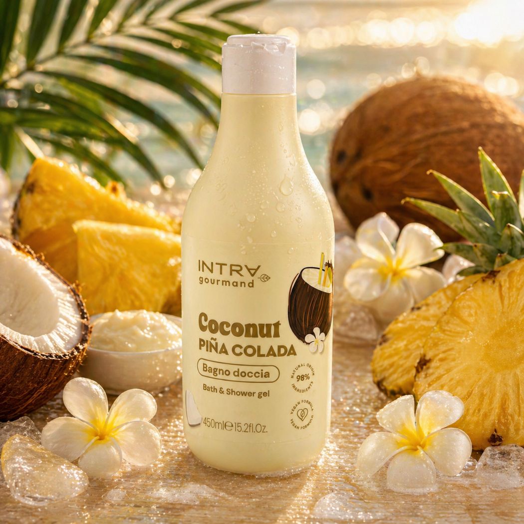 INTRA GOURMAND COCONUT PIÑA COLADA - Bagno doccia 450ml