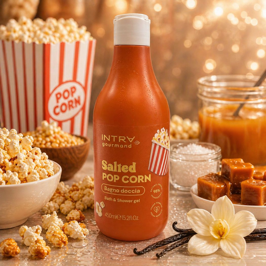 INTRA GOURMAND SALTED POP CORN - Bagno doccia 450ml