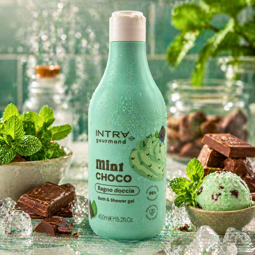 INTRA GOURMAND MINT CHOCO - Bagno doccia 450ml