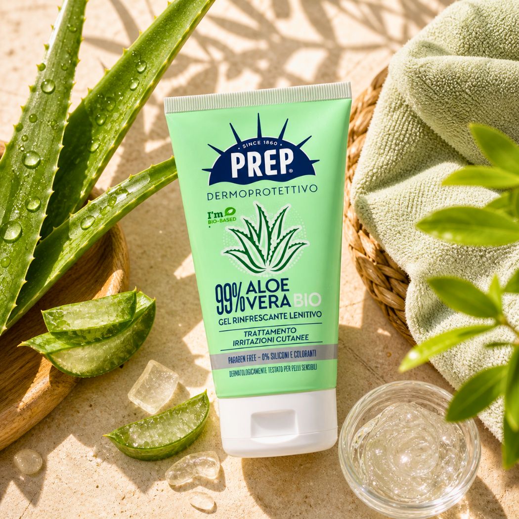 PREP BIOGEL ALOE VERA 99% - Gel Rinfrescante Lenitivo Dermoprotettivo 150ml