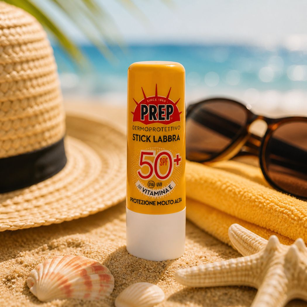 PREP STICK LABBRA PROTETTIVO SPF50+ - Con Vitamina E, Dermoprotettivo 5,5ml