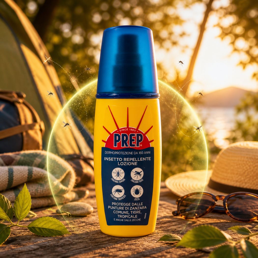 PREP LOZIONE REPELLENTE INSETTO DERMOPROTETTIVO - Protezione Insetti 100ml