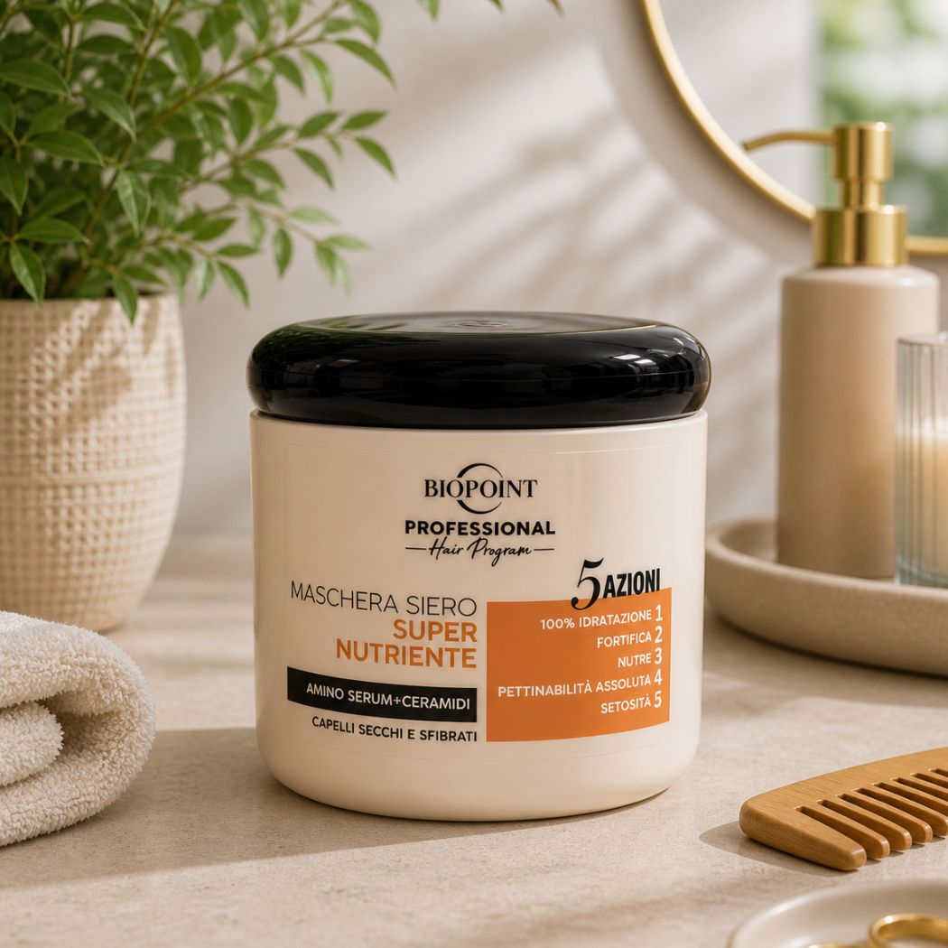 BIOPOINT PROFESSIONAL HAIR PROGRAM - Maschera Super Nutriente 400 ml - Liquidò