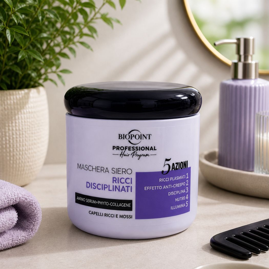 BIOPOINT PROFESSIONAL HAIR PROGRAM - Maschera Ricci Disciplinati 400 ml - Liquidò