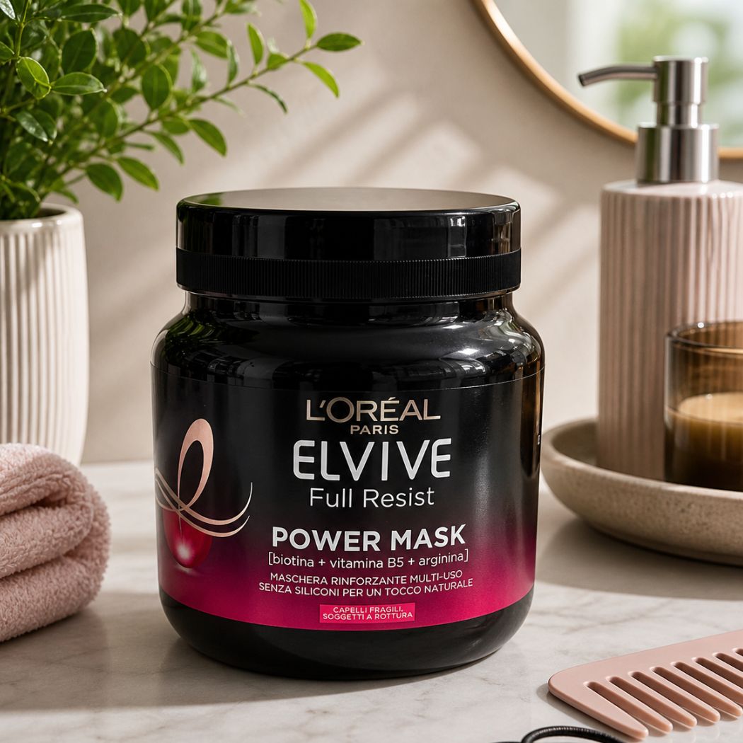 L’ORÉAL PARIS ELVIVE FULL RESIST POWER MASK – Maschera Rinforzante Multi-Uso 680 ml