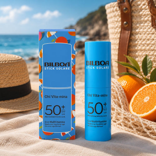 BILBOA STICK SOLARE OHI VITA - MINA SPF 50+ - Protezione Molto Alta 10ml - Liquidò