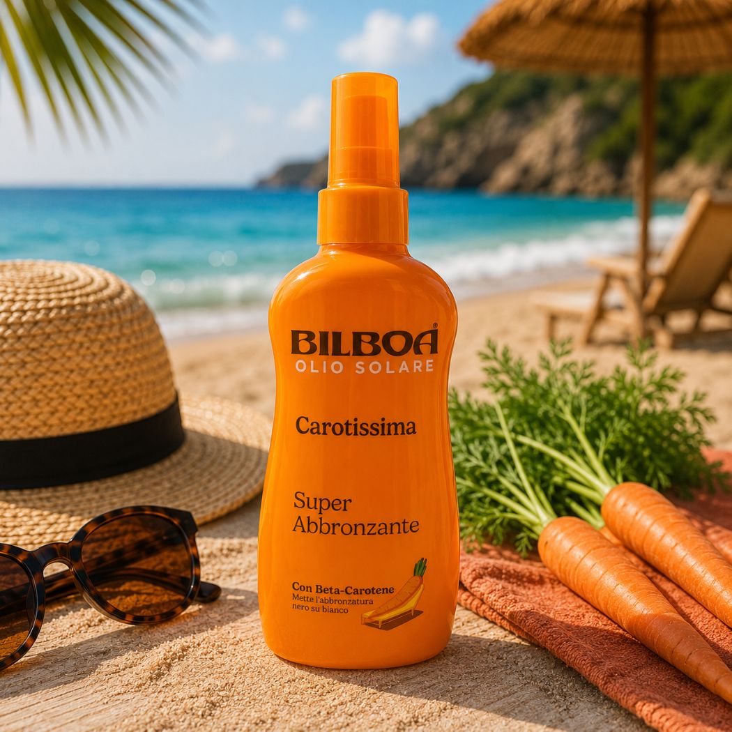 BILBOA OLIO SOLARE SUPER ABBRONZANTE CAROTISSIMA - Con Beta - Carotene 200ml - Liquidò