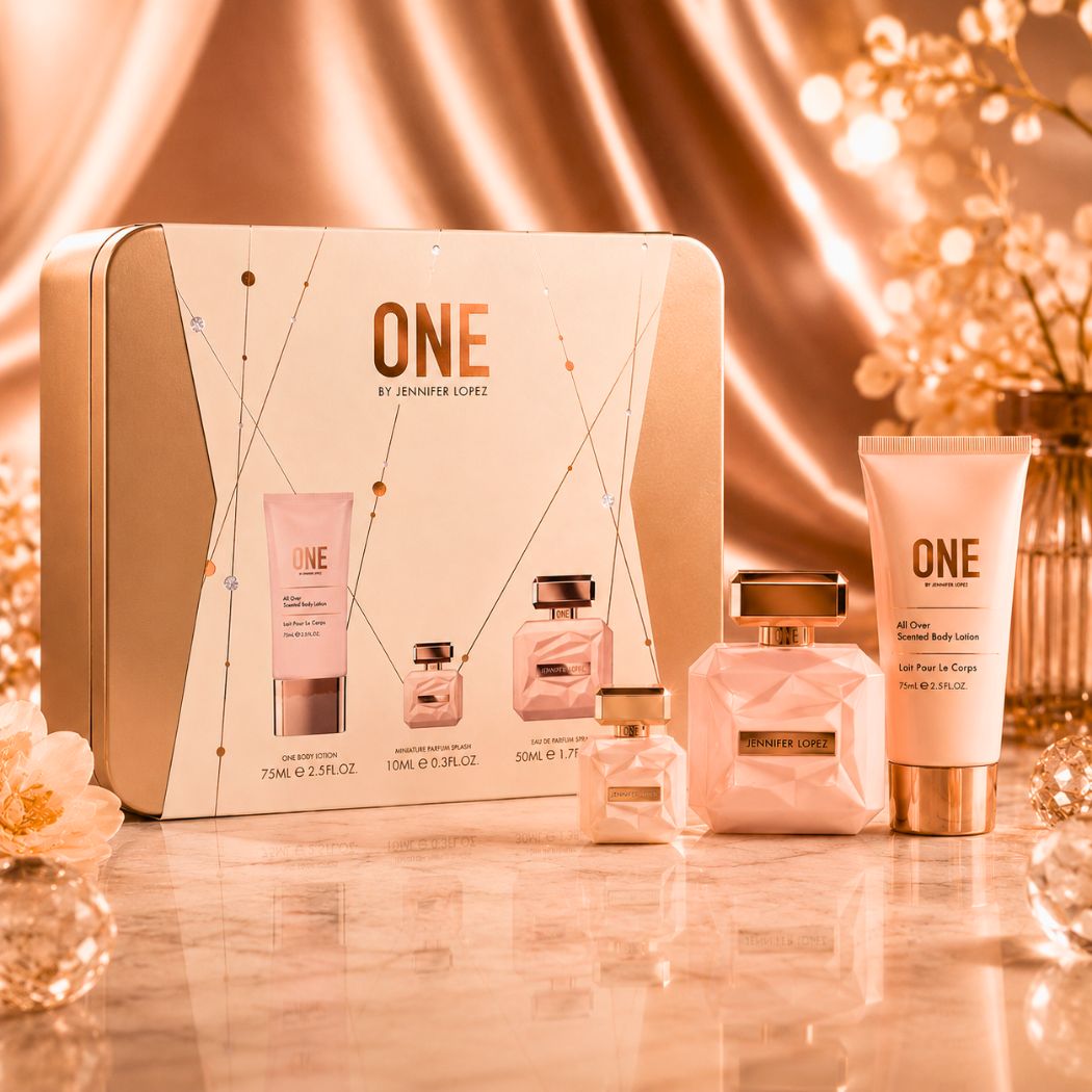 JENNIFER LOPEZ ONE COFANETTO - Eau De Parfum Spray 50 ML + Body Lotion 75 ML + Eau De Parfum 10 ML - Liquidò