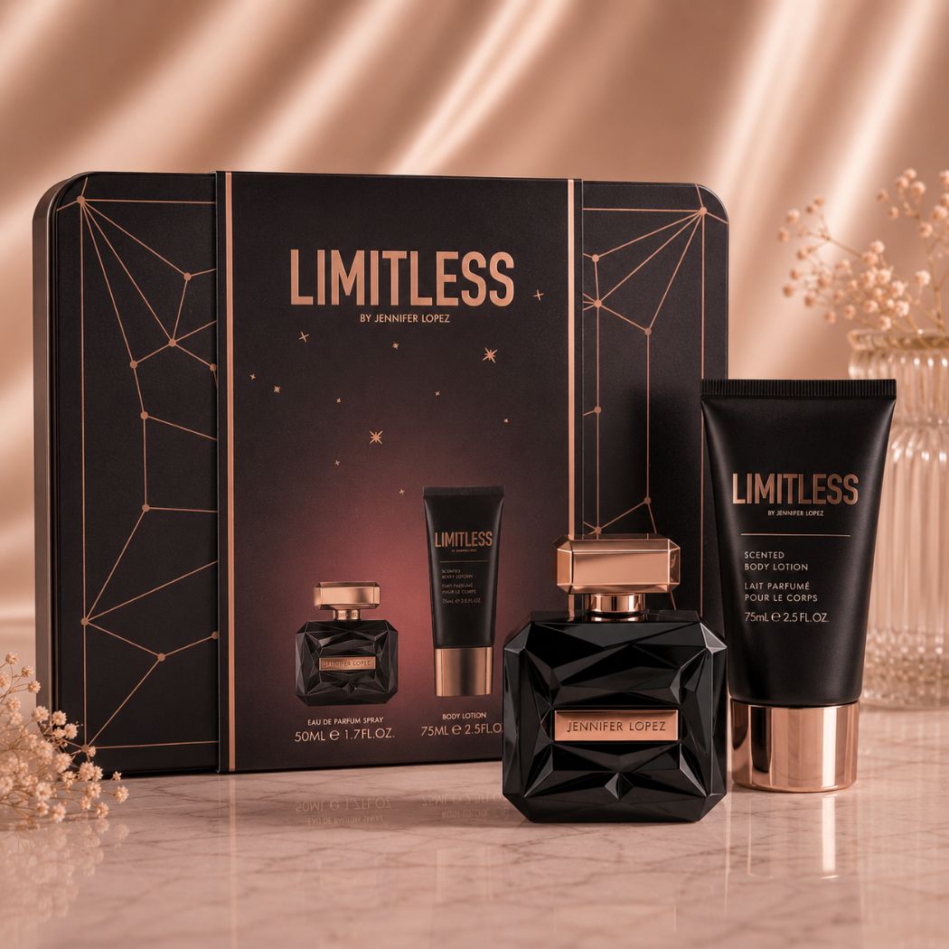 JENNIFER LOPEZ LIMITLESS COFANETTO - Eau De Parfum 50ml + Body Lotion 75ml - Liquidò