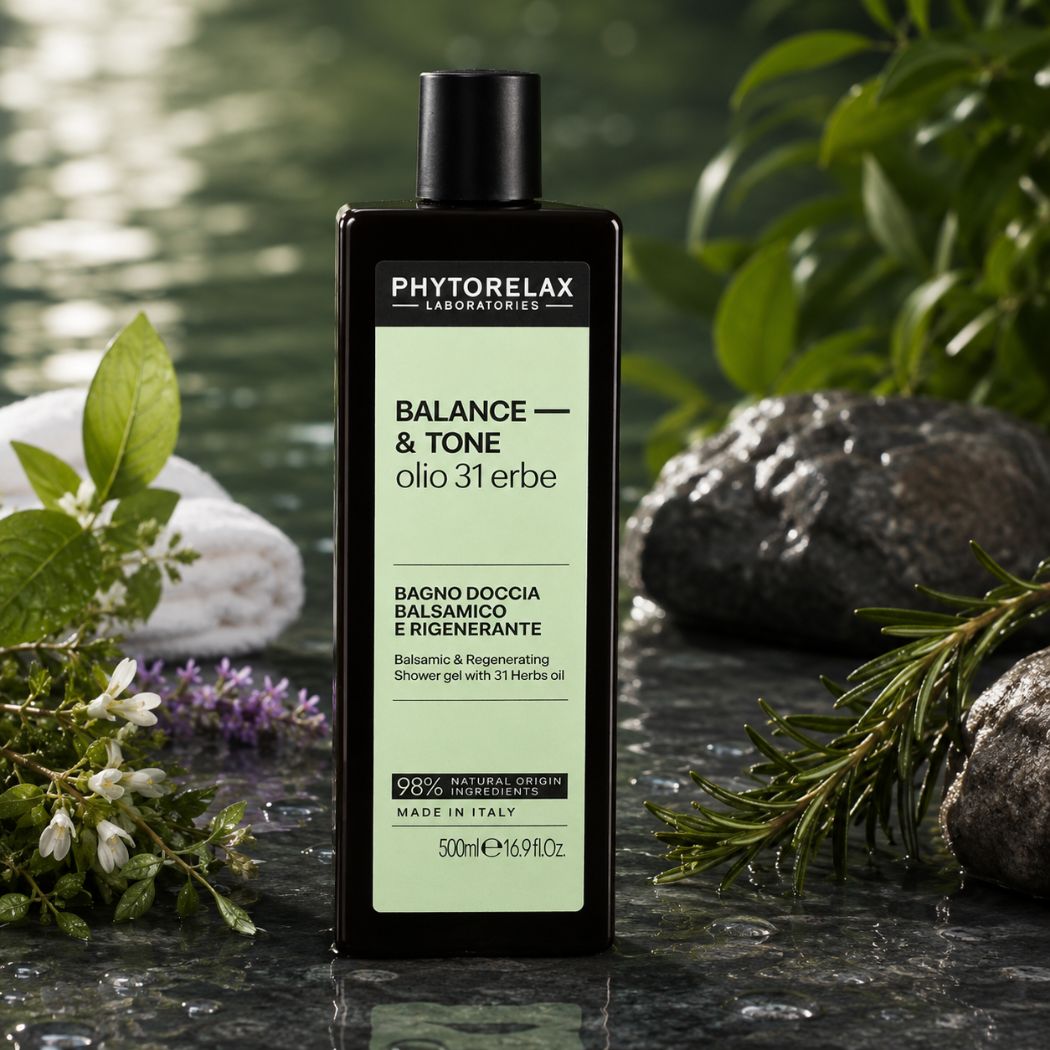 PHYTORELAX - Bagno doccia balsamico & rigenerante olio 31 erbe 500ml - Liquidò