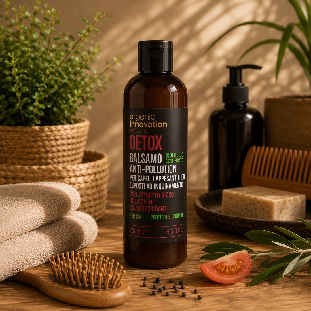 ORGANIC INNOVATION DETOX BALSAMO ANTI - POLLUTION – Capelli Appesantiti e Esposti ad Inquinamento 250ml - Liquidò