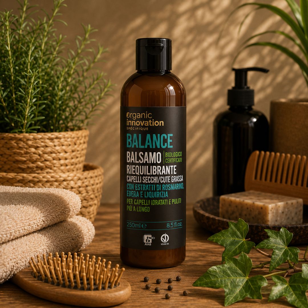 ORGANIC INNOVATION BALANCE BALSAMO RIEQUILIBRANTE – Capelli Idratati e Puliti Piu' a Lungo 250ml - Liquidò