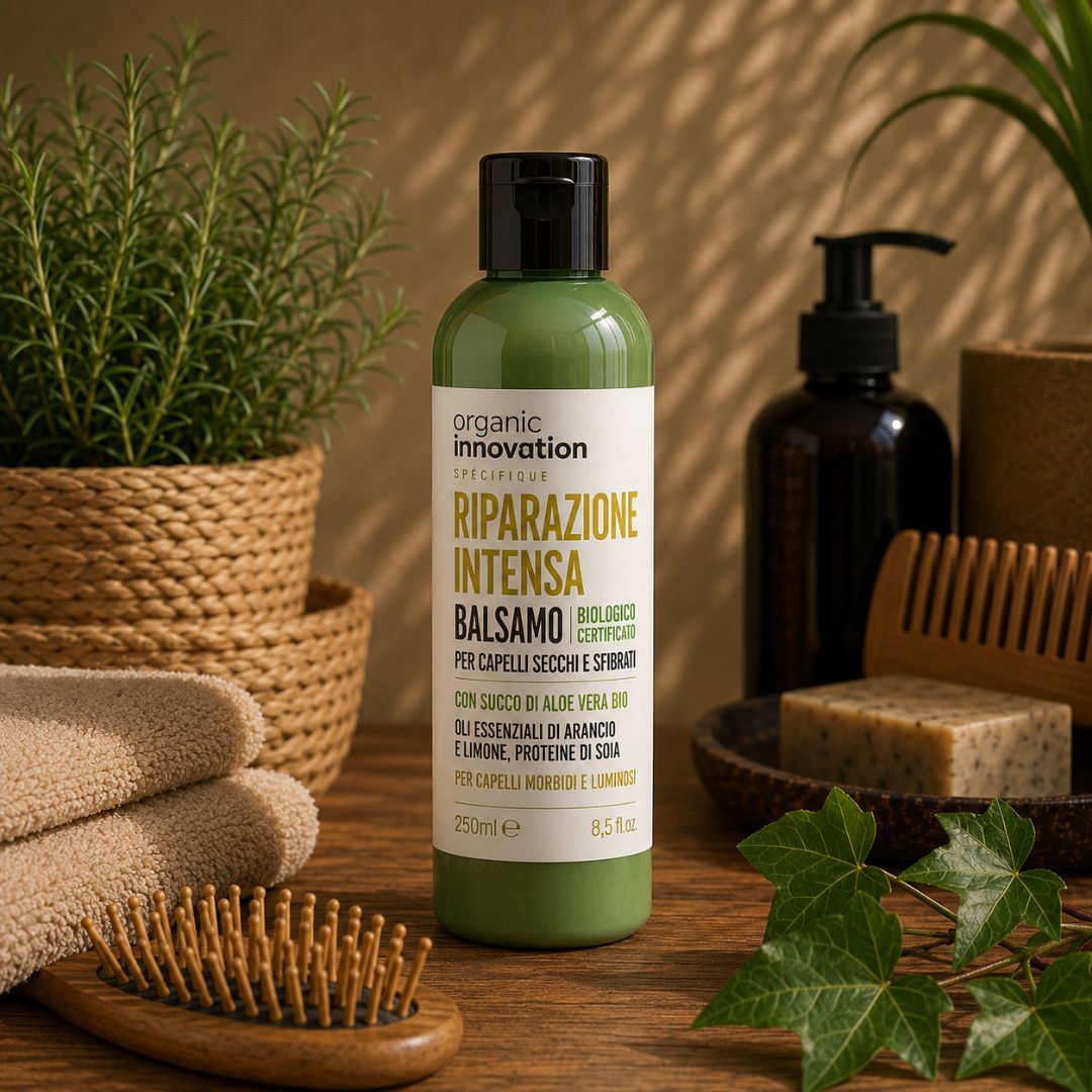 ORGANIC INNOVATION RIPARAZIONE INTENSA BALSAMO – Capelli Secchi e Sfibrati 250ml - Liquidò