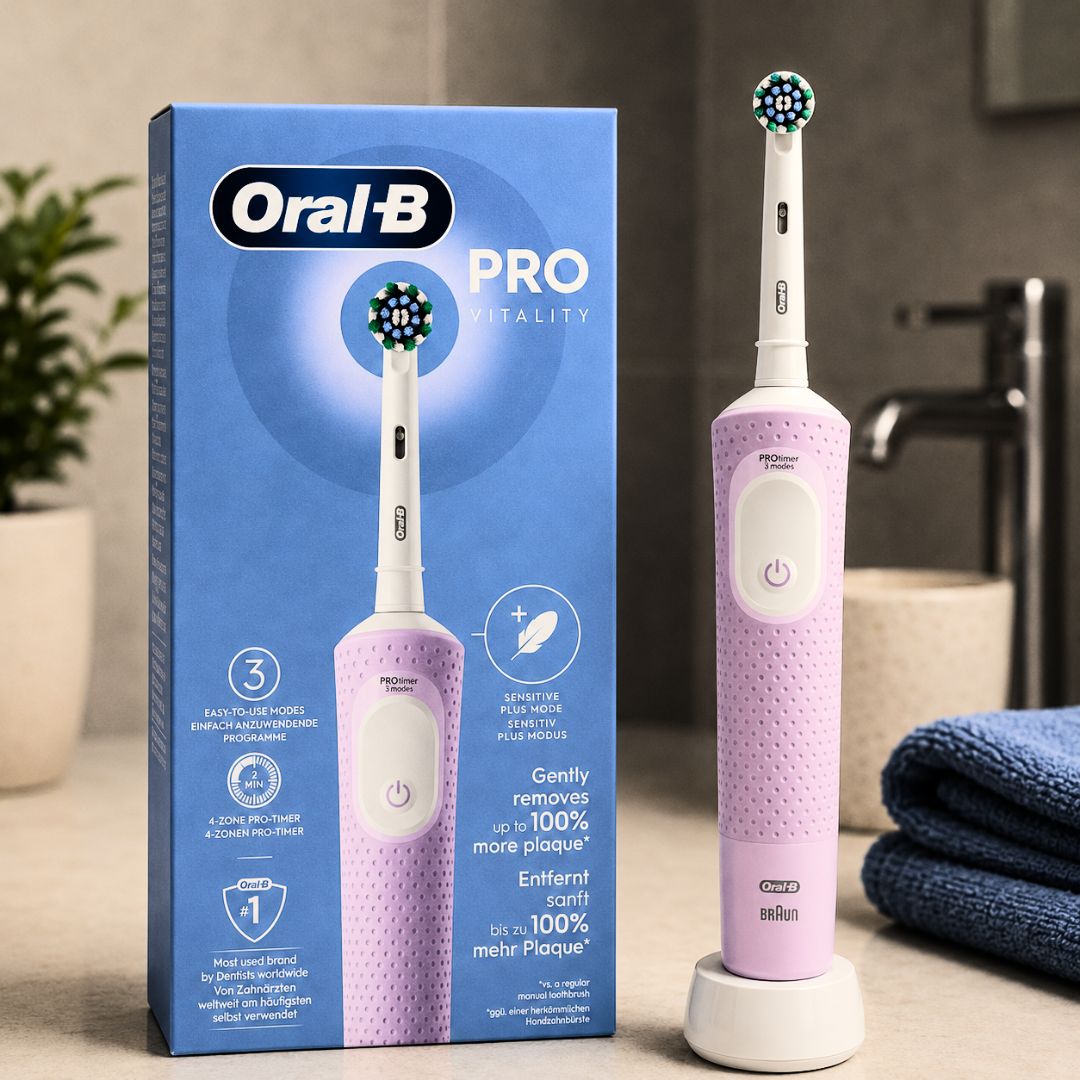 ORAL-B VITALITY PRO - Spazzolino Elettrico Ricaricabile Rosa