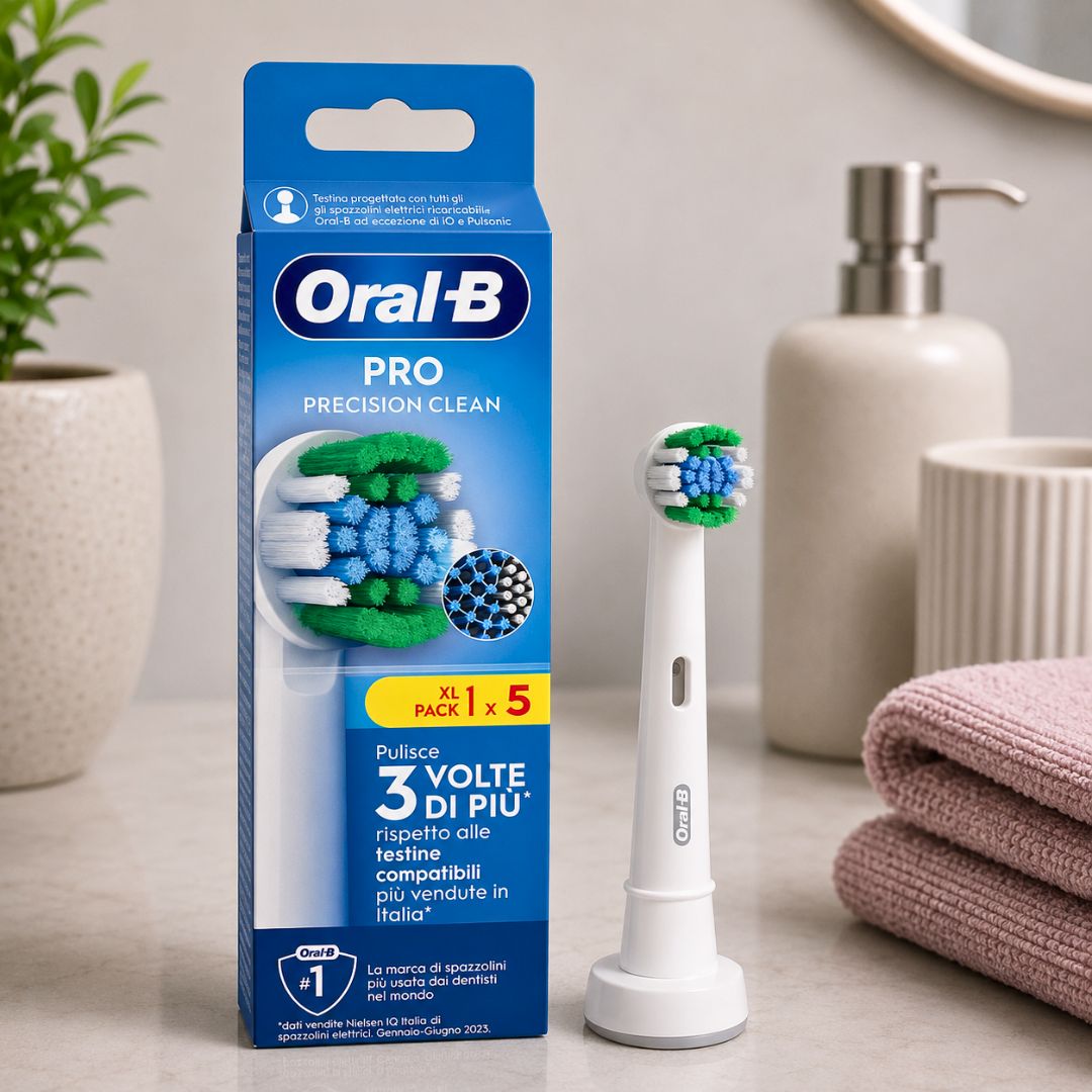 ORAL-B PRO PRECISION CLEAN - Confezione Da 5 Testine