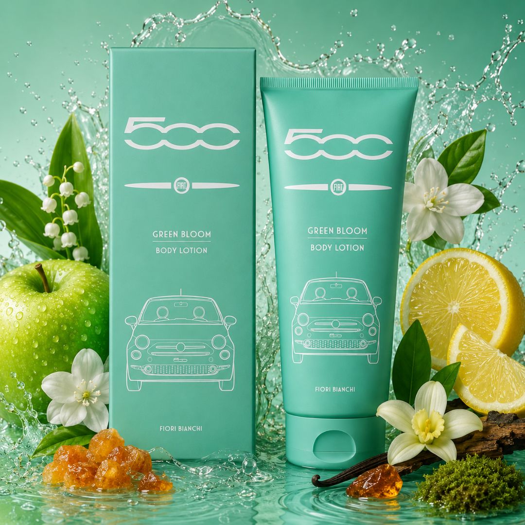 FIAT 500 GREEN BLOOM  - Body Lotion 200ml