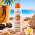 DERMOLAB LATTE SOLARE SPRAY PROTEZIONE ALTA SPF50+ - Con Acido Ialuronico, Applicazione Rapida 150ml - Liquidò