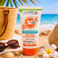 DERMOLAB FORMATO VIAGGIO ADVANCED PROTECTION CREMA SOLARE PROTEZIONE ALTA SPF50+ - Con Acido Ialuronico, Pelli Sensibili, Viso e Corpo 50ml - Liquidò