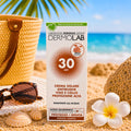 DERMOLAB CREMA SOLARE ANTIRUGHE PROTEZIONE ALTA SPF30 - Con Acido Ialuronico, Viso e Collo 50ml