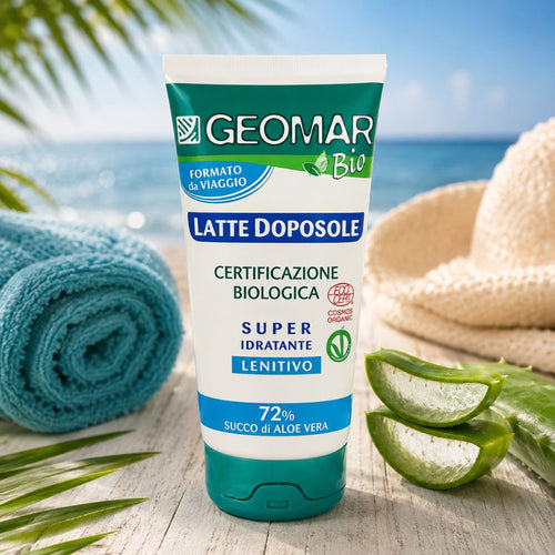 GEOMAR BIO LATTE DOPOSOLE - Formato Viaggio, Super Idratante 100ml - Liquidò