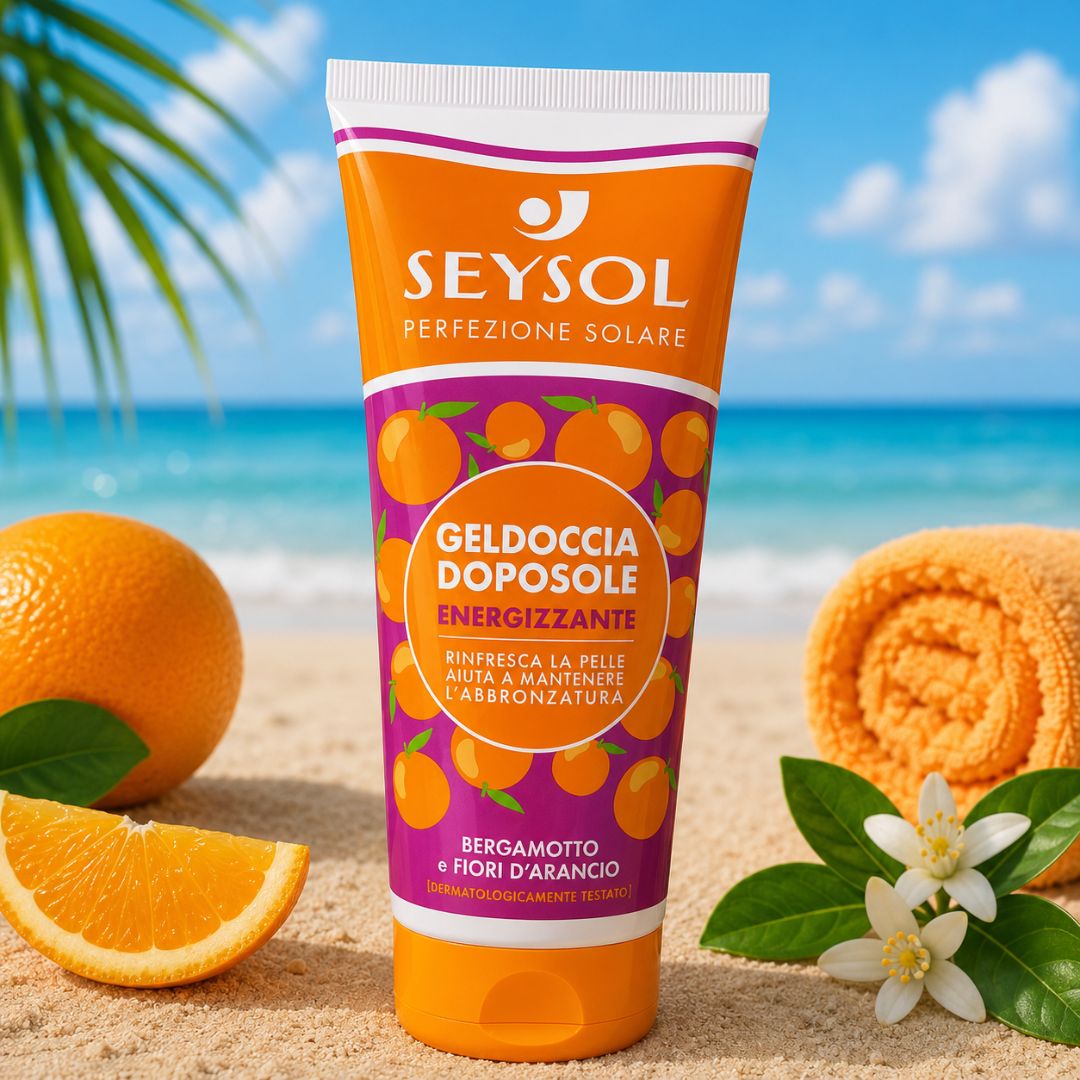 SEYSOL GELDOCCIA DOPOSOLE ENERGIZZANTE - Bergamotto e Fiori D'Arancio 250ml - Liquidò