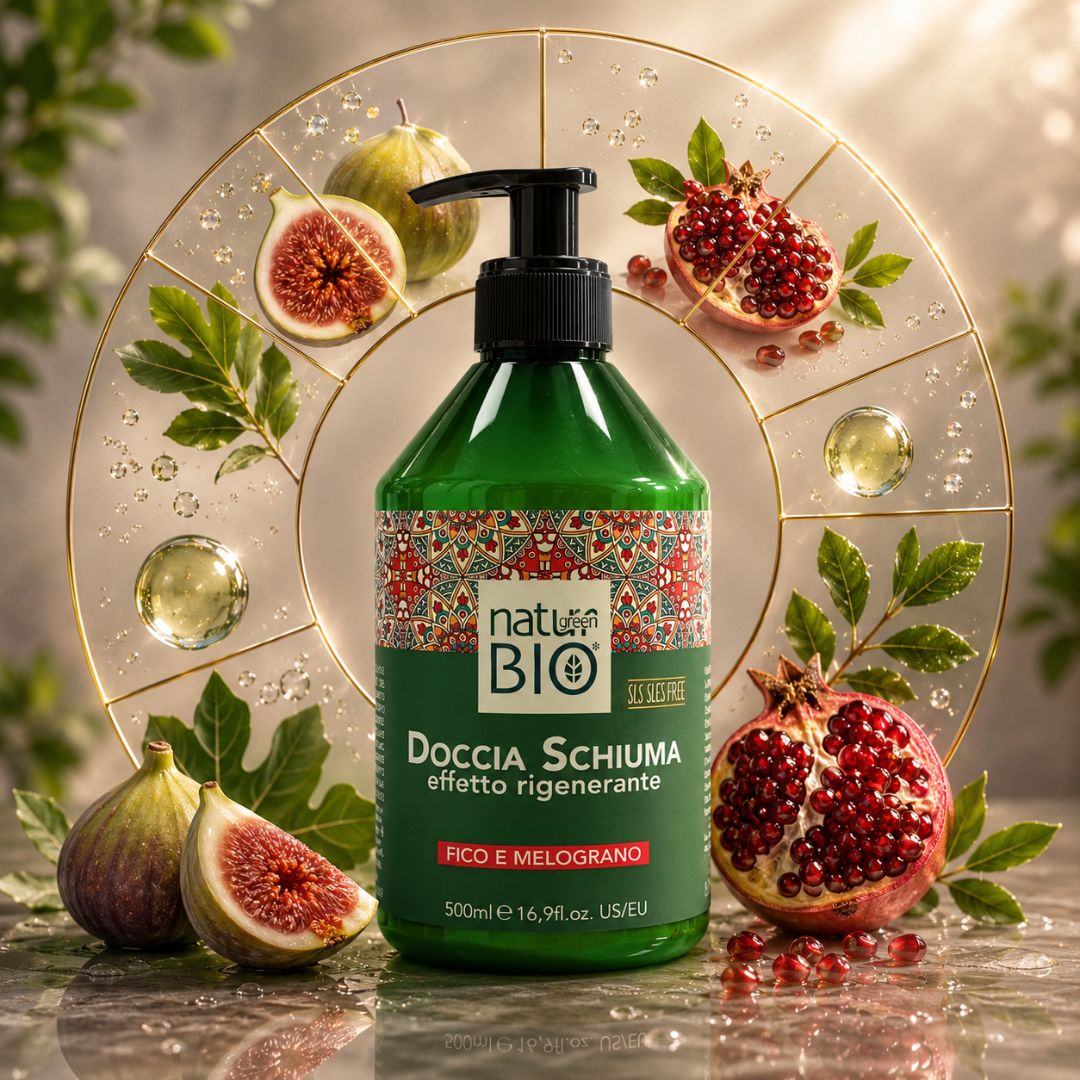 RENEE' BLANCHE NATUR BIO DOCCIA SCHIUMA RIGENERANTE - Fico e Melograno - Liquidò