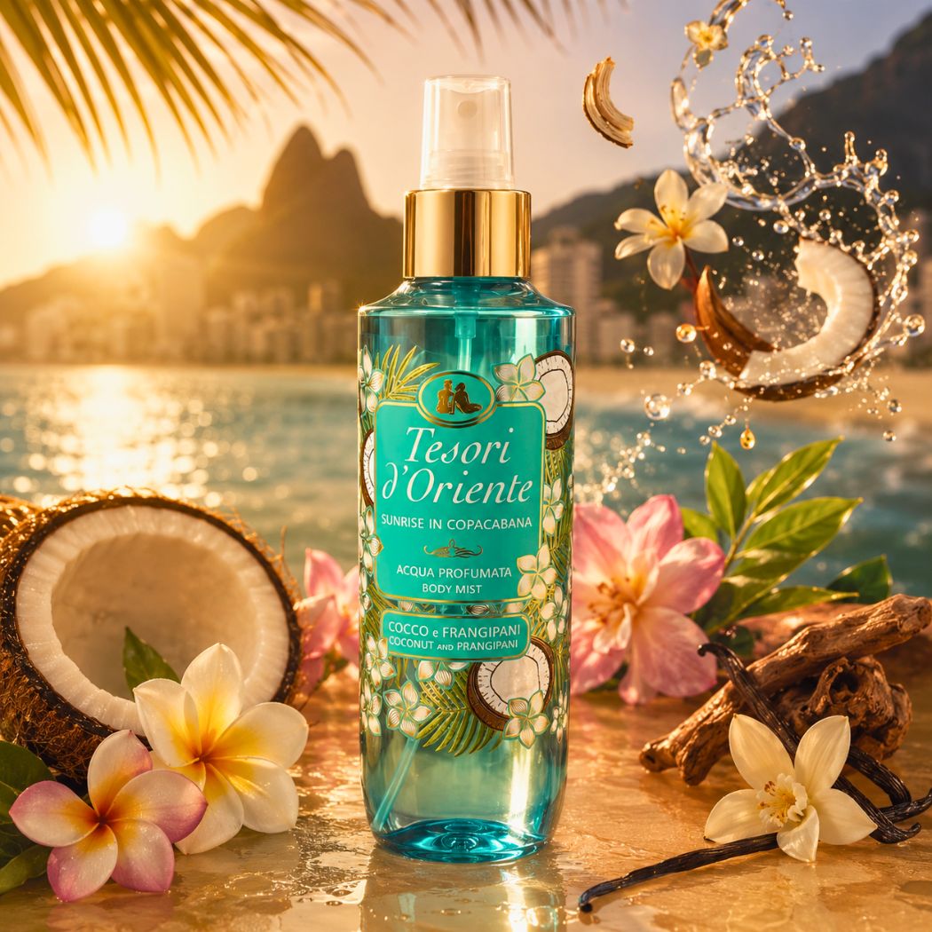 TESORI D'ORIENTE ACQUA PROFUMATA - SUNRISE IN COPACABANA 200ml - Liquidò
