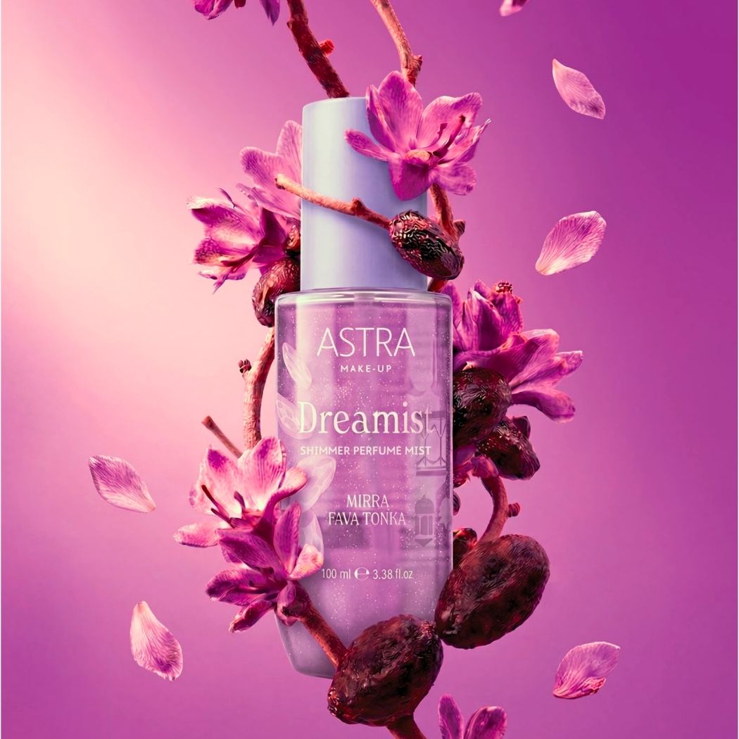 ASTRA DREAMIST MIRRA & FAVA TONKA - Shimmer Perfume Mist 100ml - Liquidò