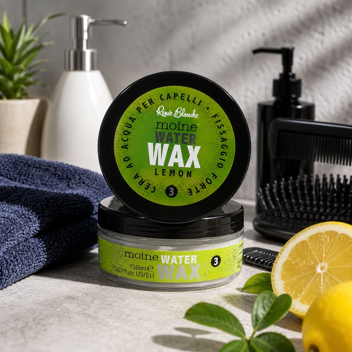 RENEE' BLANCHE MOINE WATER WAX LEMON - Cera ad Acqua Effetto Lucido 150ml - Liquidò