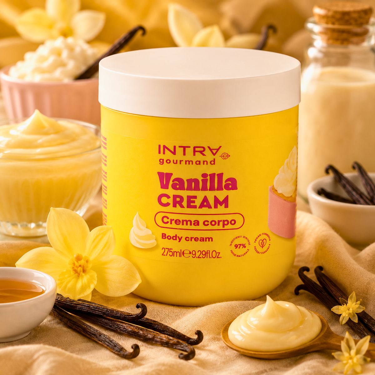 INTRA GOURMAND VANILLA CREAM CREMA CORPO - Body Cream 275ml