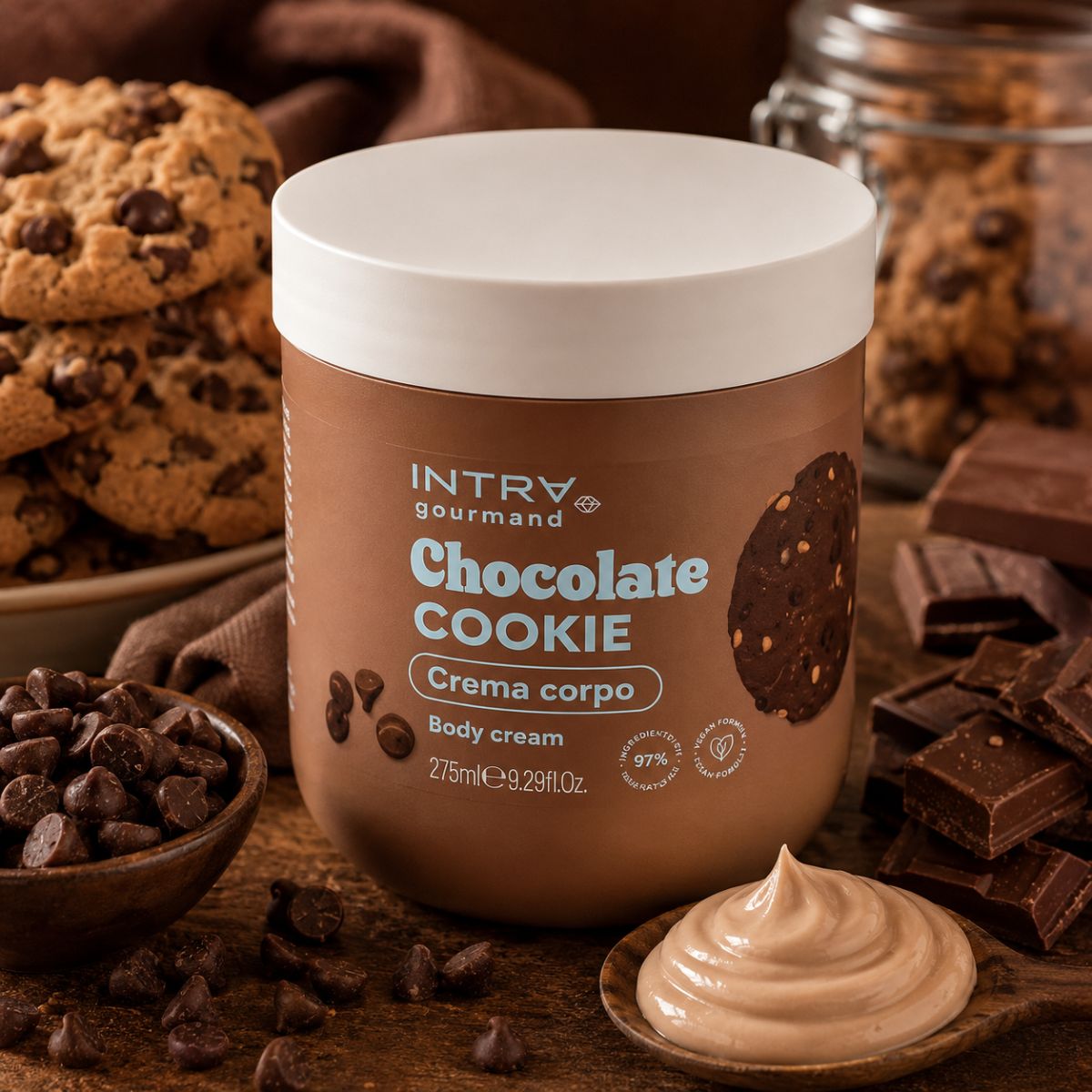 INTRA GOURMAND CHOCOLATE COOKIE CREMA CORPO - Body Cream 275ml