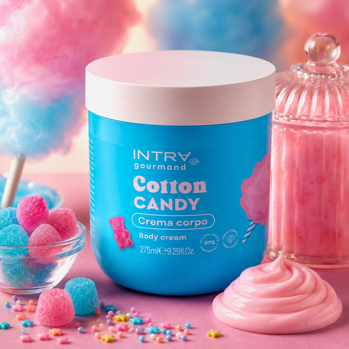 INTRA GOURMAND COTTON CANDY CREMA CORPO - Body Cream 275ml