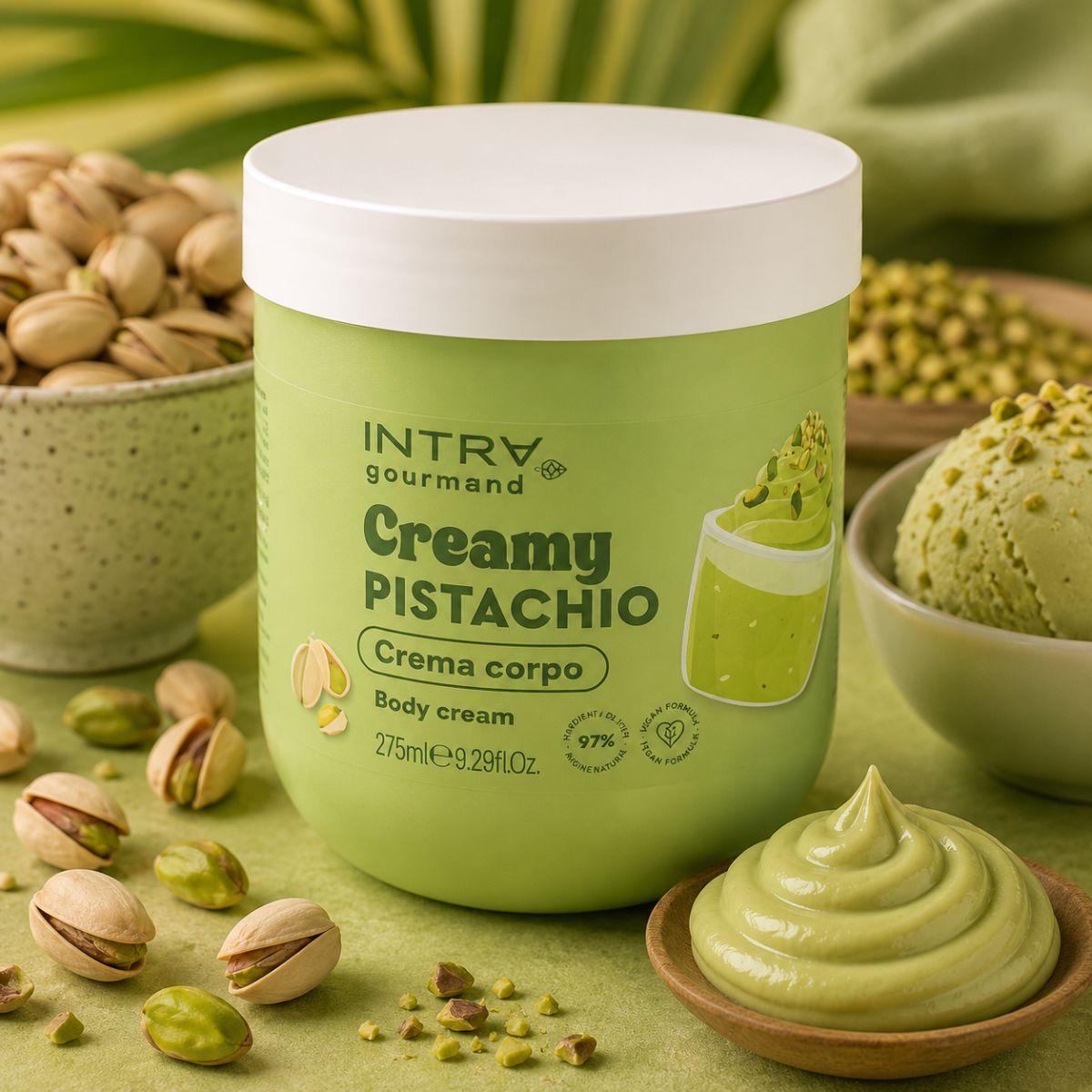 INTRA GOURMAND CREAMY PISTACHIO CREMA CORPO - Body Cream 275ml